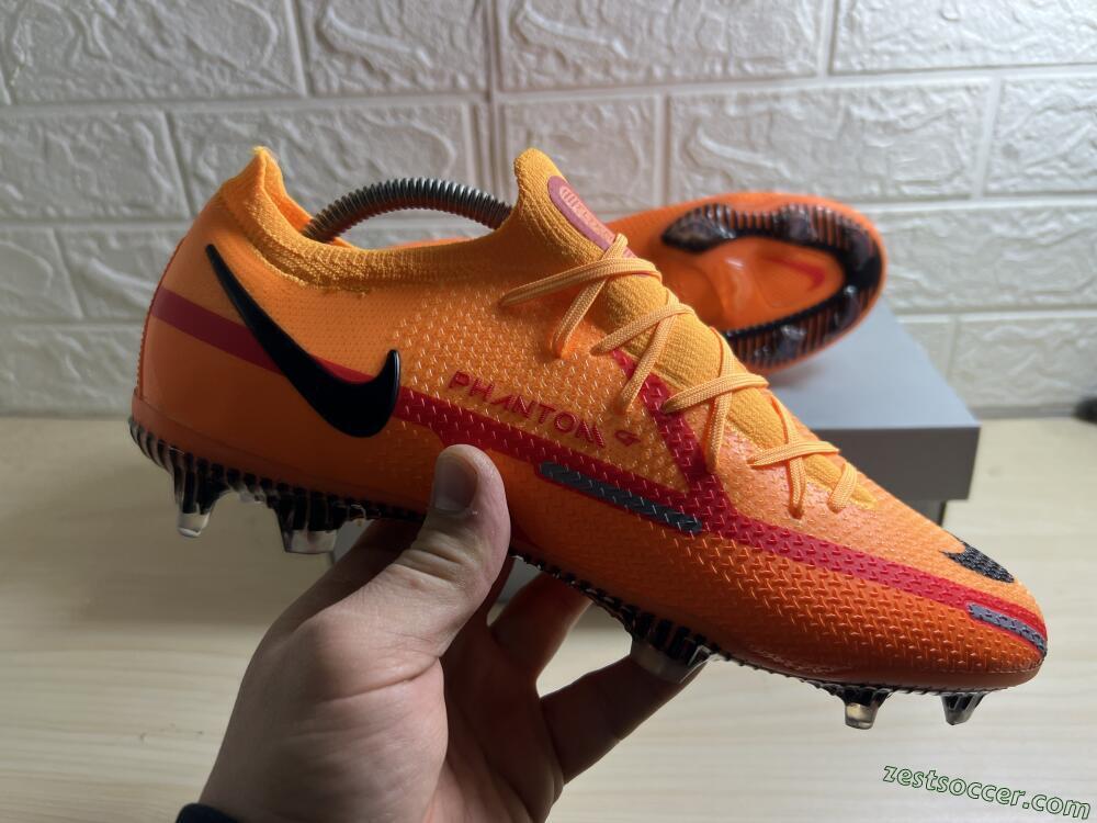 Nike Phantom GT 2 Elite FG Low-Tops Soccer Cleats - Orange/Black