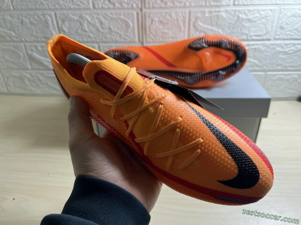 Nike Phantom GT 2 Elite FG Low-Tops Soccer Cleats - Orange/Black