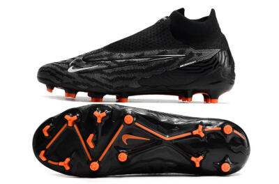 Nike Phantom GX Elite DF FG High-Tops Soccer Cleats - Black/White