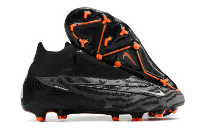 Nike Phantom GX Elite DF FG High-Tops Soccer Cleats - Black/White