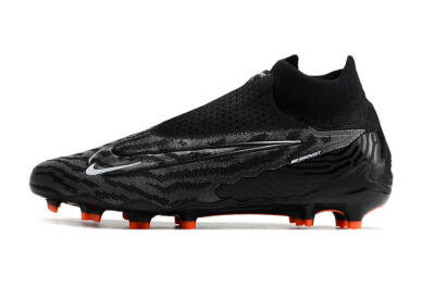 Nike Phantom GX Elite DF FG High-Tops Soccer Cleats - Black/White