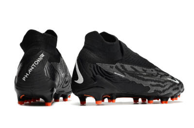 Nike Phantom GX Elite DF FG High-Tops Soccer Cleats - Black/White