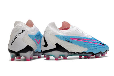 Nike Phantom GX Elite FG Low-Tops Soccer Cleats - Blue/White/Pink
