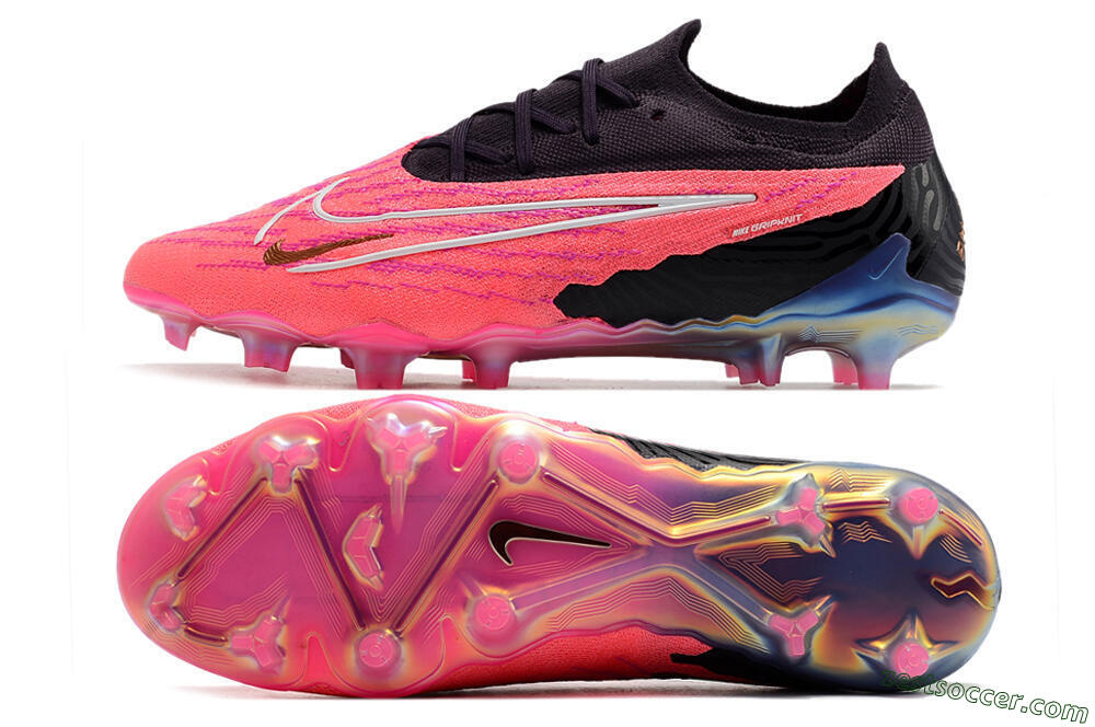 Nike Phantom GX Elite FG Low-Tops Soccer Cleats - Pink/Black 1
