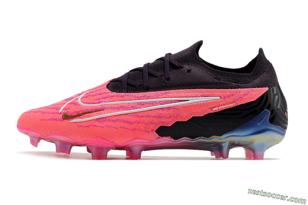 Nike Phantom GX Elite FG Low-Tops Soccer Cleats - Pink/Black 2