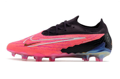 Nike Phantom GX Elite FG Low-Tops Soccer Cleats - Pink/Black