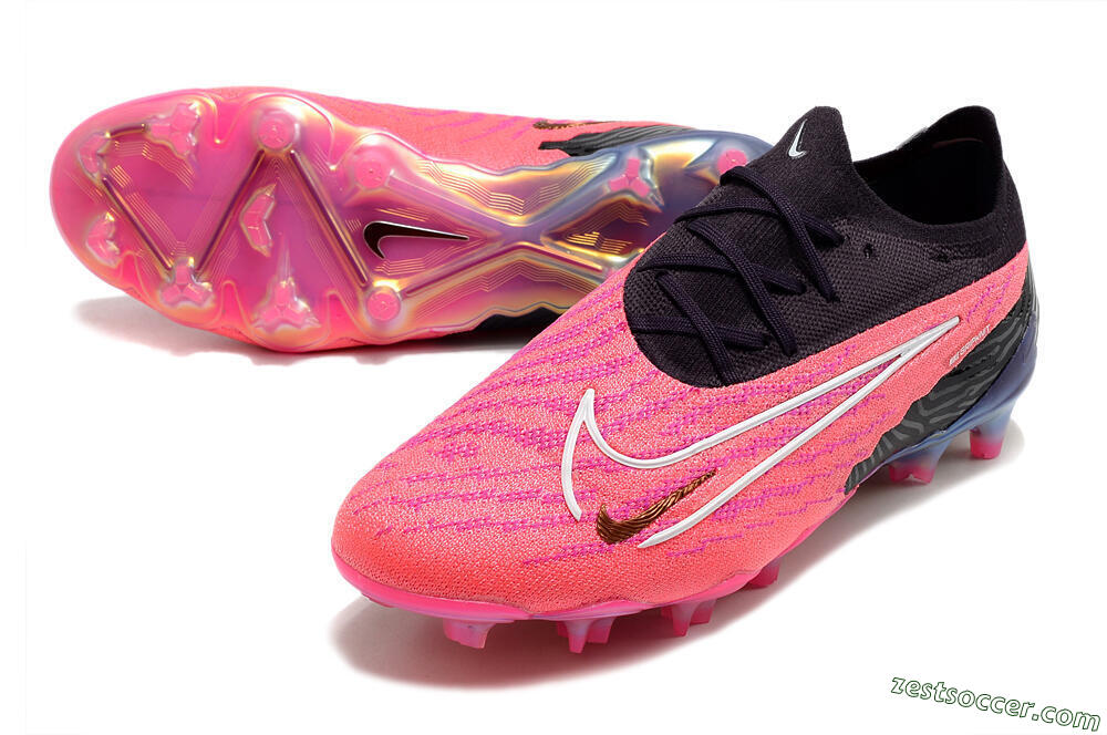 Nike Phantom GX Elite FG Low-Tops Soccer Cleats - Pink/Black 3