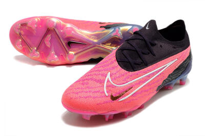 Nike Phantom GX Elite FG Low-Tops Soccer Cleats - Pink/Black