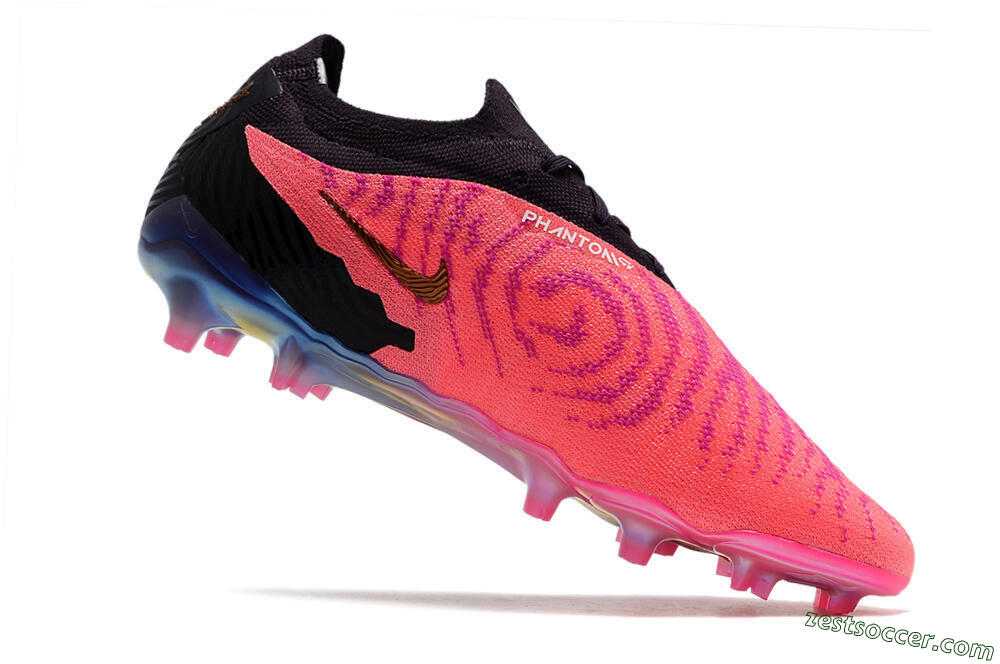 Nike Phantom GX Elite FG Low-Tops Soccer Cleats - Pink/Black 4