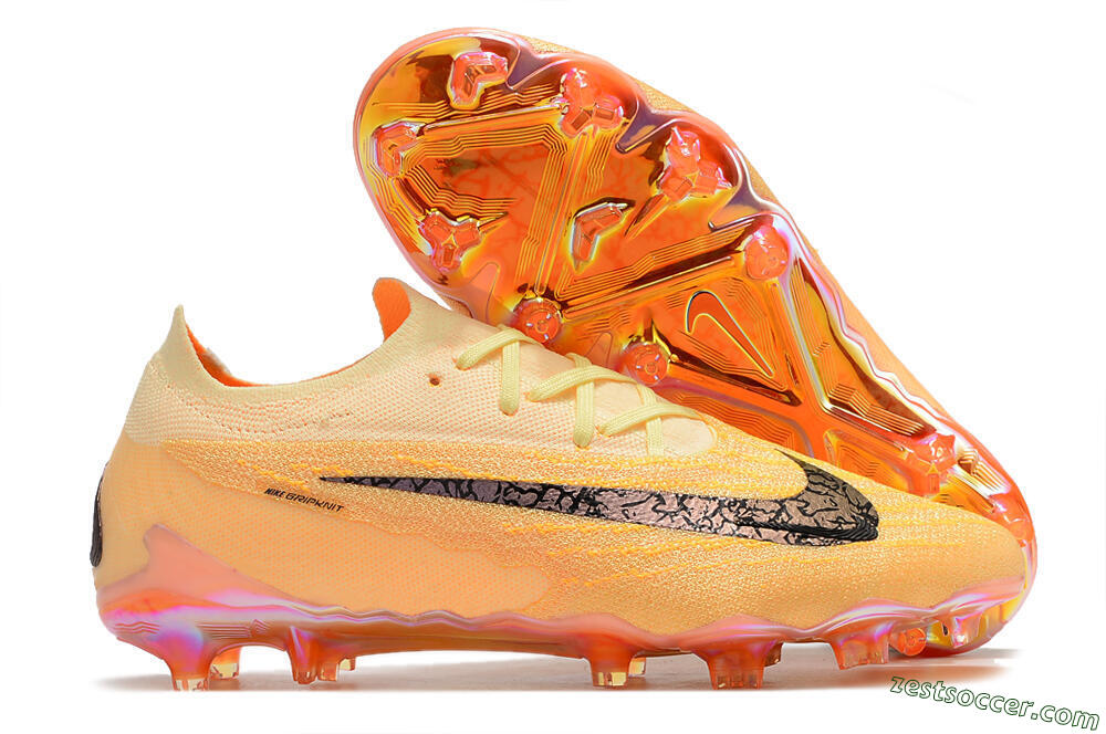 Nike Phantom GX Elite FG Low-Tops Soccer Cleats - Orange/Black 0