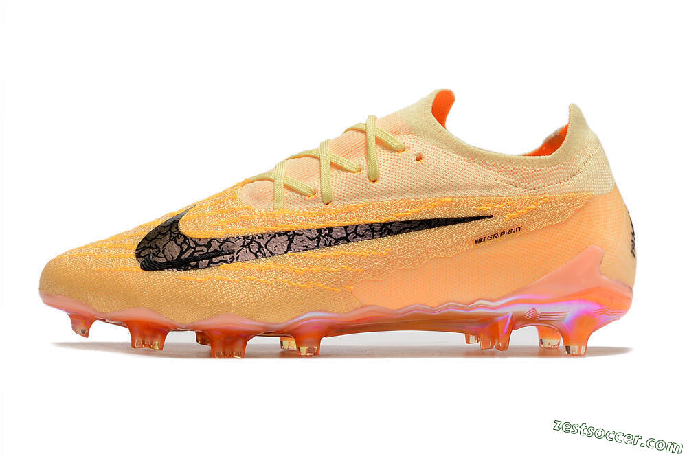 Nike Phantom GX Elite FG Low-Tops Soccer Cleats - Orange/Black 2
