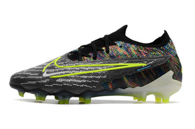 Nike Phantom GX Elite FG Low-Tops Soccer Cleats - Grey/Rainbow