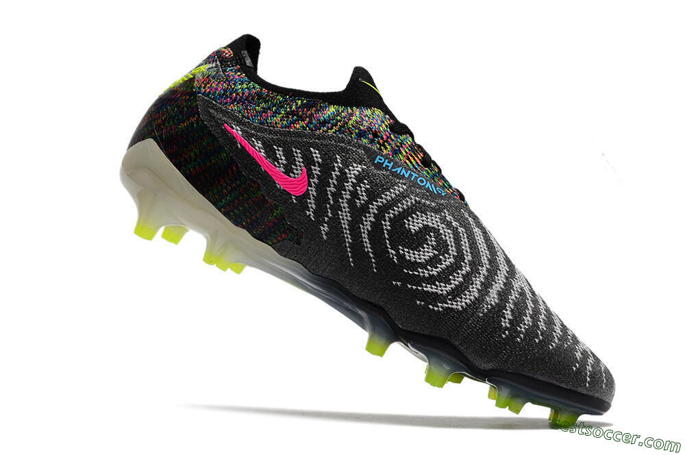 Nike Phantom GX Elite FG Low-Tops Soccer Cleats - Grey/Rainbow 4