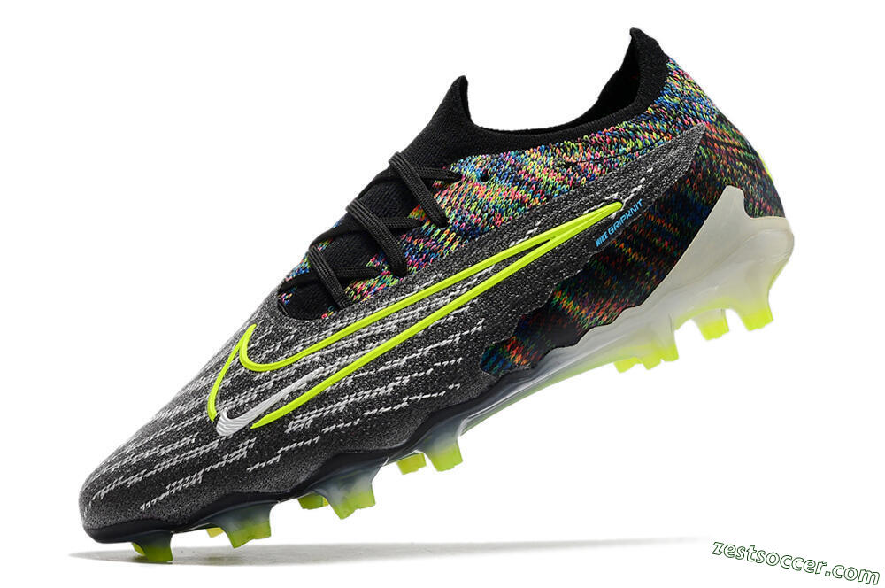 Nike Phantom GX Elite FG Low-Tops Soccer Cleats - Grey/Rainbow 5