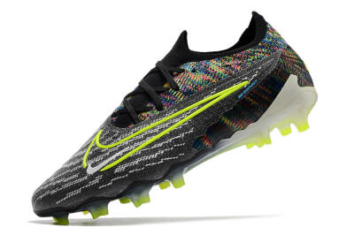 Nike Phantom GX Elite FG Low-Tops Soccer Cleats - Grey/Rainbow