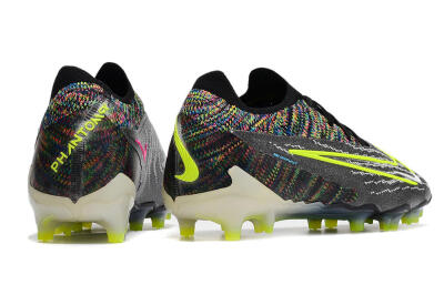 Nike Phantom GX Elite FG Low-Tops Soccer Cleats - Grey/Rainbow