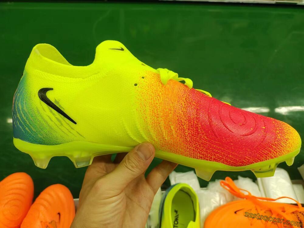 Nike Phantom Luna Elite NU FG Low-Tops Soccer Cleats - Yellow/Black/Orange