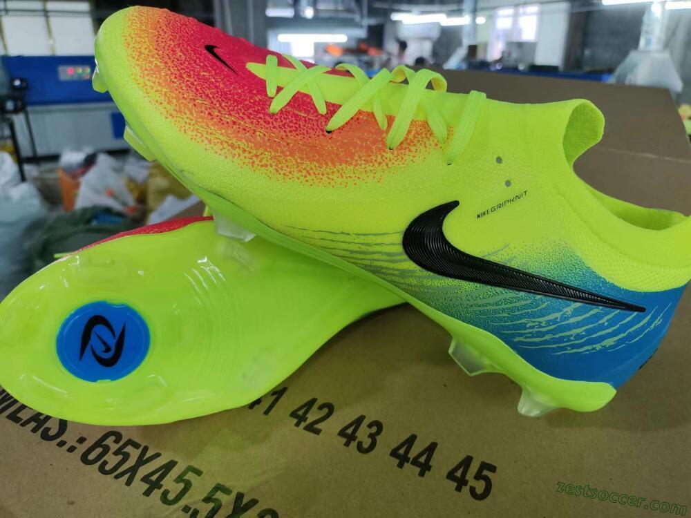 Nike Phantom Luna Elite NU FG Low-Tops Soccer Cleats - Yellow/Black/Orange