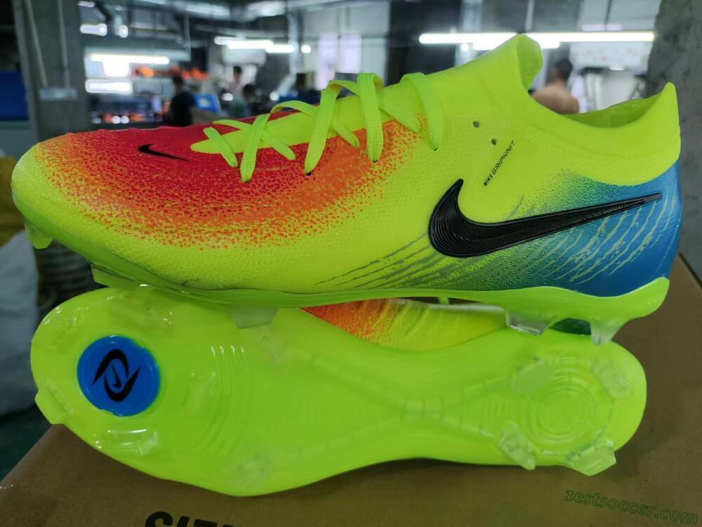 Nike Phantom Luna Elite NU FG Low-Tops Soccer Cleats - Yellow/Black/Orange