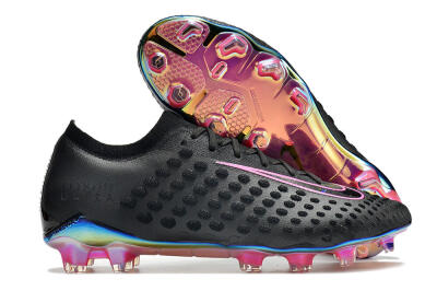 Nike Phantom Ultra Venom FG Low-Tops Soccer Cleats - Black/Pink