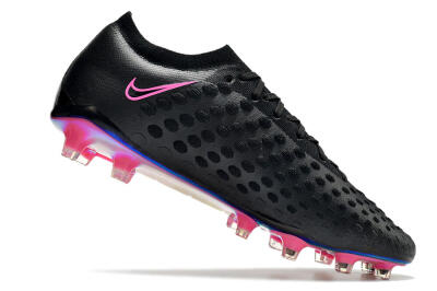Nike Phantom Ultra Venom FG Low-Tops Soccer Cleats - Black/Pink