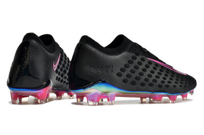 Nike Phantom Ultra Venom FG Low-Tops Soccer Cleats - Black/Pink