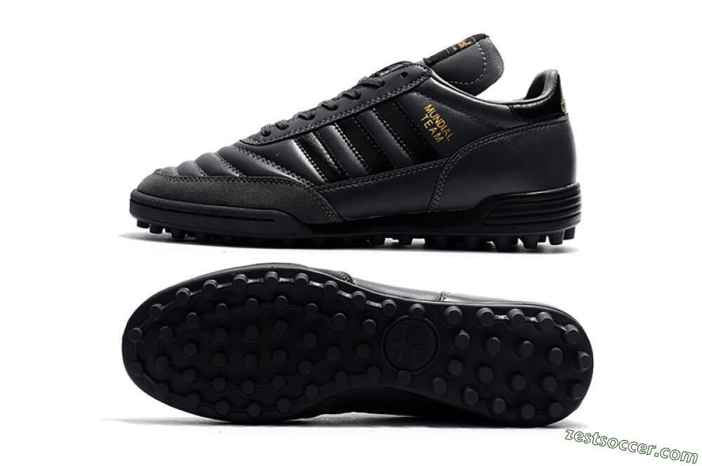 Adidas Mundial Team TF Low-Tops Soccer Shoes - Black 1