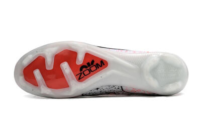Nike Air Zoom Mercurial Superfly 9 Elite FG High-Tops Soccer Cleats - White/Pink/Black