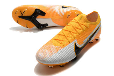 Nike Air Zoom Mercurial Vapor 13 Elite FG Low-Tops Soccer Cleats - Orange/White/Black