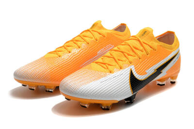 Nike Air Zoom Mercurial Vapor 13 Elite FG Low-Tops Soccer Cleats - Orange/White/Black