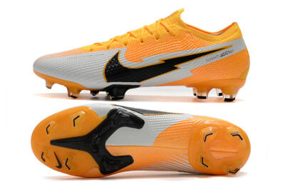Nike Air Zoom Mercurial Vapor 13 Elite FG Low-Tops Soccer Cleats - Orange/White/Black
