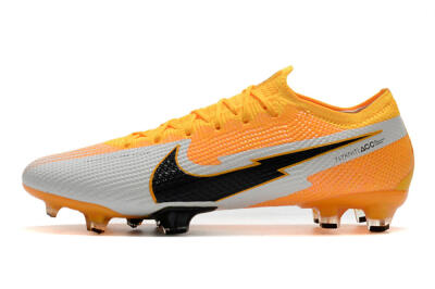 Nike Air Zoom Mercurial Vapor 13 Elite FG Low-Tops Soccer Cleats - Orange/White/Black