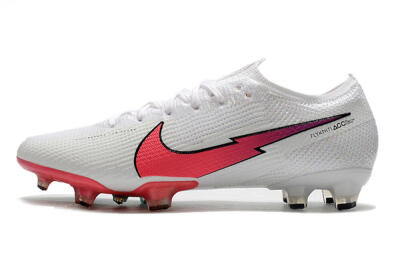 Nike Air Zoom Mercurial Vapor 13 Elite FG Low-Tops Soccer Cleats - White/Red/Blue