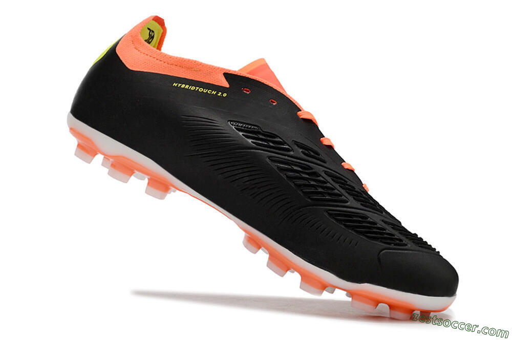 Adidas Predator 24 Elite AG Low-Tops Soccer Cleats - Black/white/Red/Yellow 4