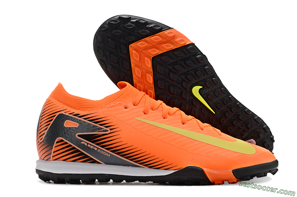 Nike Air Zoom Mercurial Vapor 16 Elite TF Low-Tops Soccer Shoes - Red/Yellow/Black 0