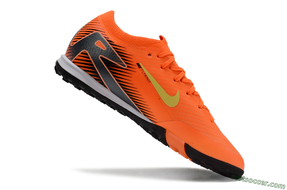 Nike Air Zoom Mercurial Vapor 16 Elite TF Low-Tops Soccer Shoes - Red/Yellow/Black 4