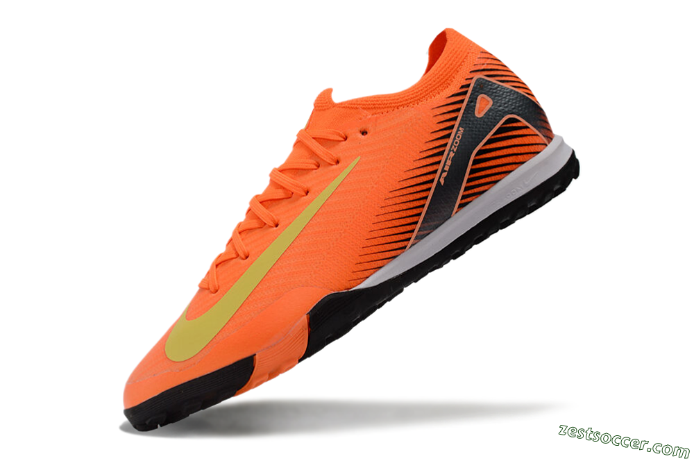 Nike Air Zoom Mercurial Vapor 16 Elite TF Low-Tops Soccer Shoes - Red/Yellow/Black 5