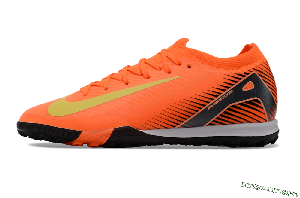 Nike Air Zoom Mercurial Vapor 16 Elite TF Low-Tops Soccer Shoes - Red/Yellow/Black 2