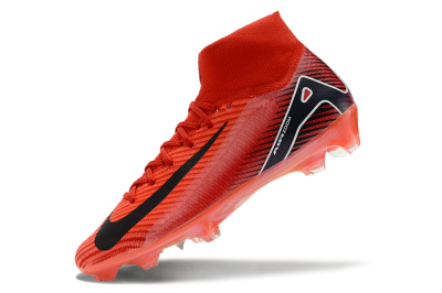Nike Air Zoom Mercurial Superfly 10 Elite FG High-Tops Soccer Cleats - Red/Black/White