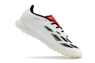 Adidas Predator 24 Elite TF Low-Tops Soccer Shoes - White/Black/Red