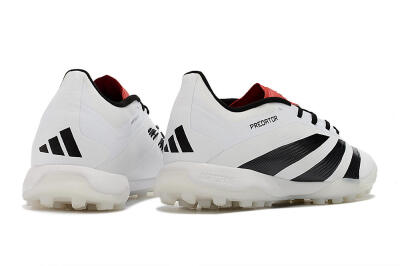 Adidas Predator 24 Elite TF Low-Tops Soccer Shoes - White/Black/Red