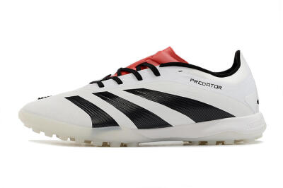 Adidas Predator 24 Elite TF Low-Tops Soccer Shoes - White/Black/Red