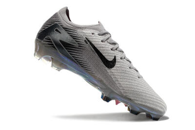Nike Air Zoom Mercurial Vapor 16 Elite FG Low-Tops Soccer Cleats - Grey/Black/Gold