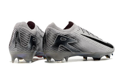Nike Air Zoom Mercurial Vapor 16 Elite FG Low-Tops Soccer Cleats - Grey/Black/Gold