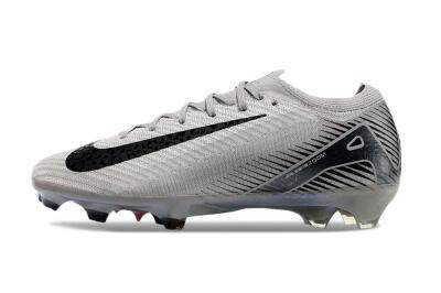 Nike Air Zoom Mercurial Vapor 16 Elite FG Low-Tops Soccer Cleats - Grey/Black/Gold