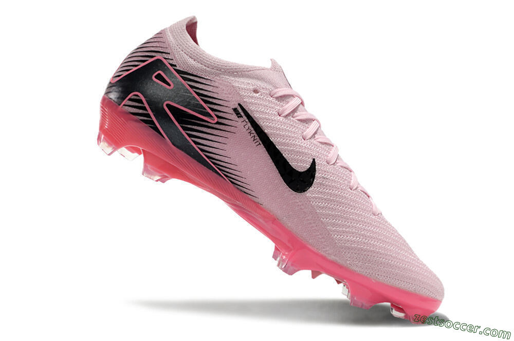 Nike Air Zoom Mercurial Vapor 16 Elite FG Low-Tops Soccer Cleats - Pink/Black 4