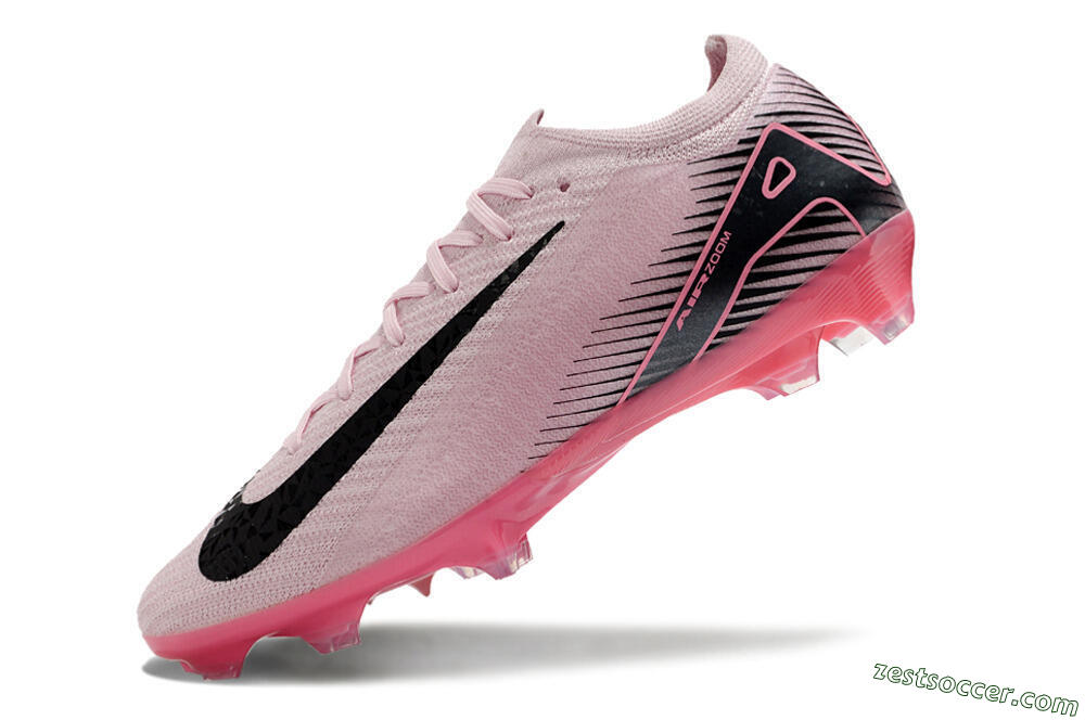Nike Air Zoom Mercurial Vapor 16 Elite FG Low-Tops Soccer Cleats - Pink/Black 5