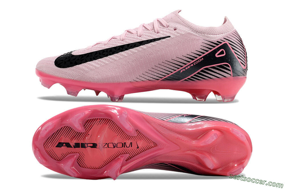 Nike Air Zoom Mercurial Vapor 16 Elite FG Low-Tops Soccer Cleats - Pink/Black 1
