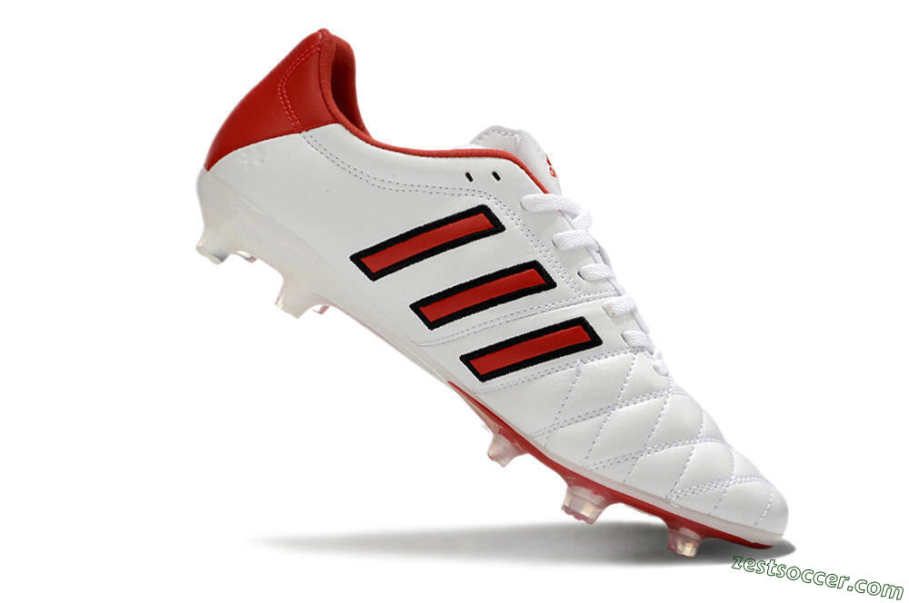 Adidas Adipure 11Pro x PD25 Trx FG Low-Tops Soccer Cleats - White/Red/Black 4