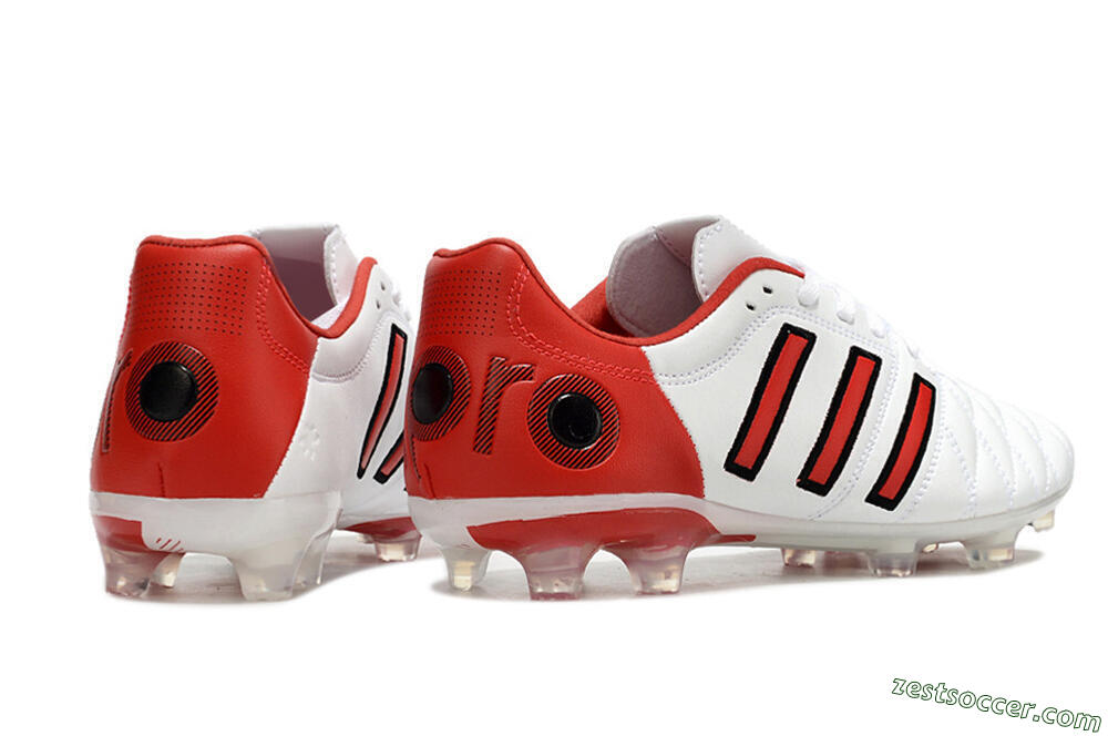 Adidas Adipure 11Pro x PD25 Trx FG Low-Tops Soccer Cleats - White/Red/Black 6